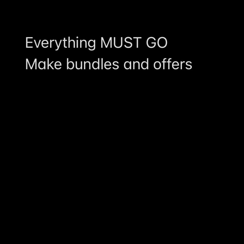 Everything must go
